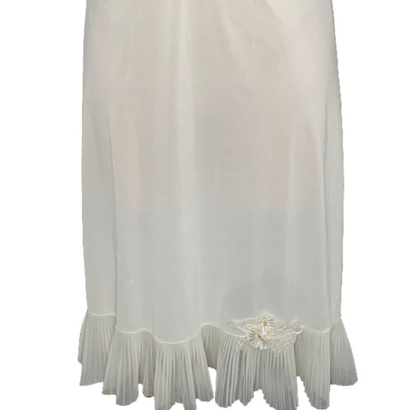 Kickernick Vintage Crystal Pleat Nylon Full Slip - Picture 4 of 5